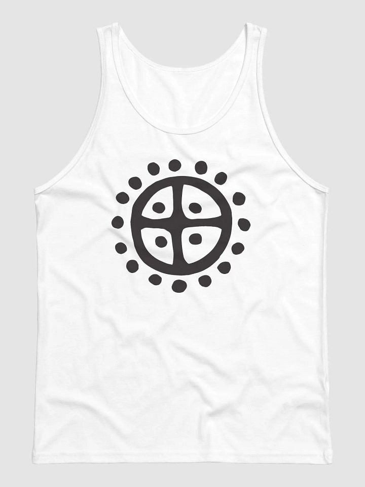 Solar Wheel Men's Tank Top White product image (2)