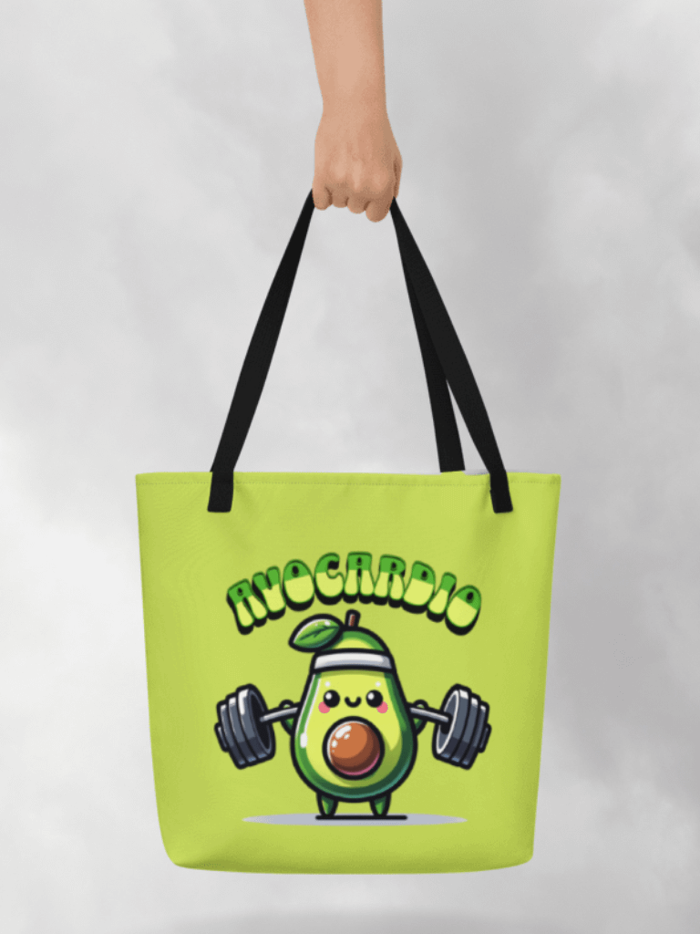 Avocardio Fitness Tote Bag product image (5)