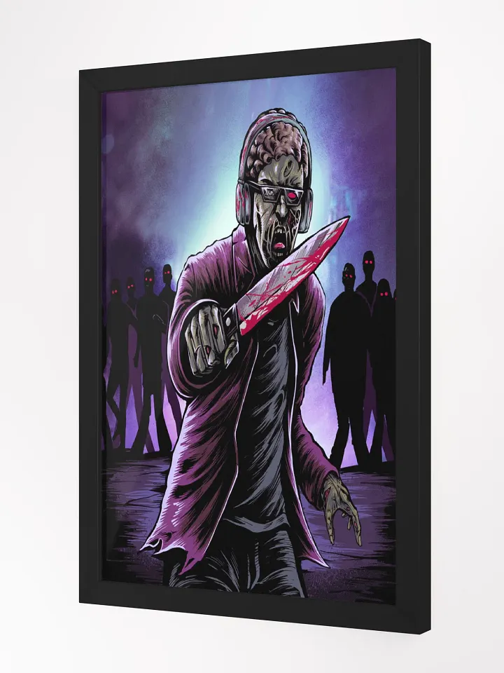 ZombieSlayer2948 Horror Edition Rectangle Framed High-Quality Matte Poster (in) product image (2)