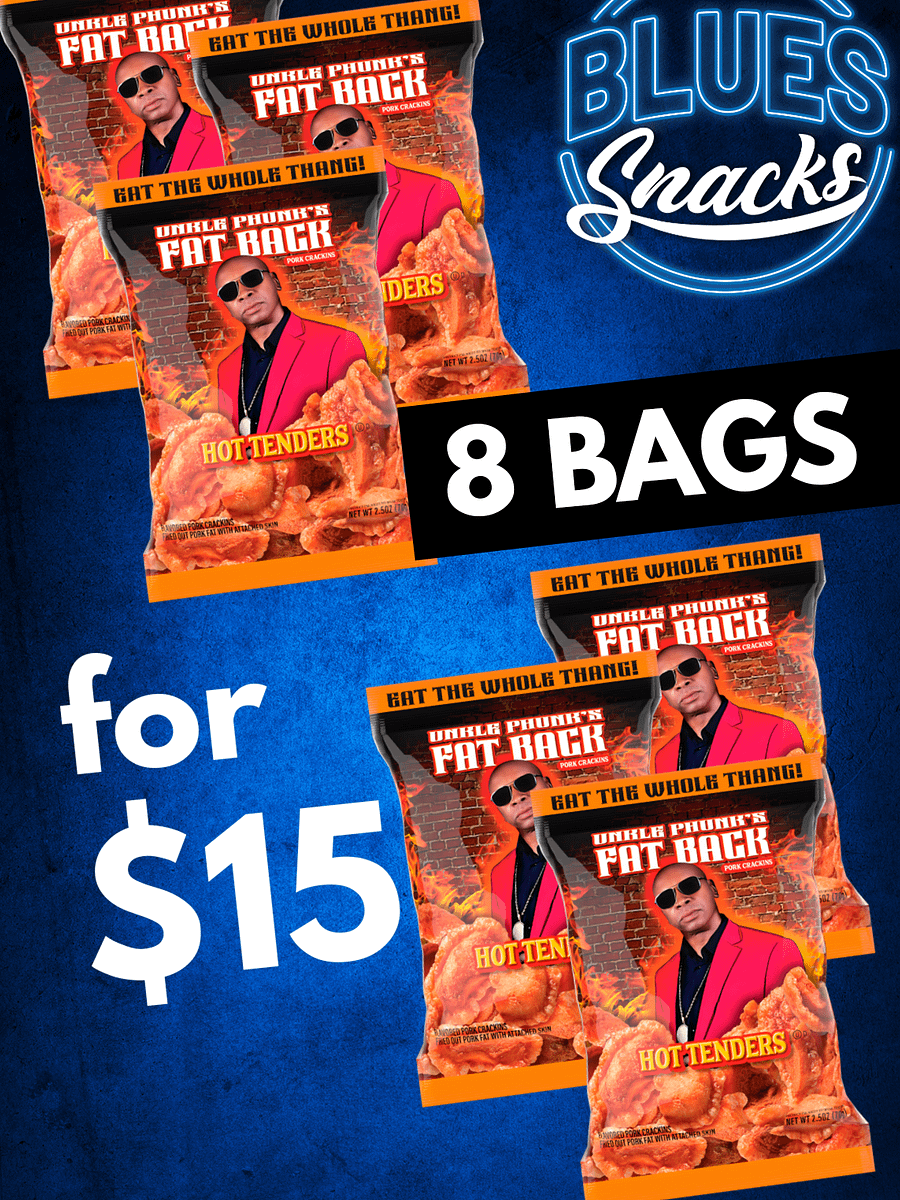 Unkle Phunk's Fat Back Hot Tenders 2.5oz. (8 Bags) product image (1)