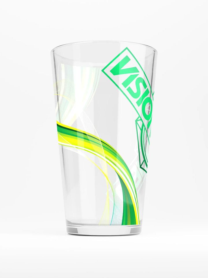 Vision Quest Green Pint Glass product image (1)
