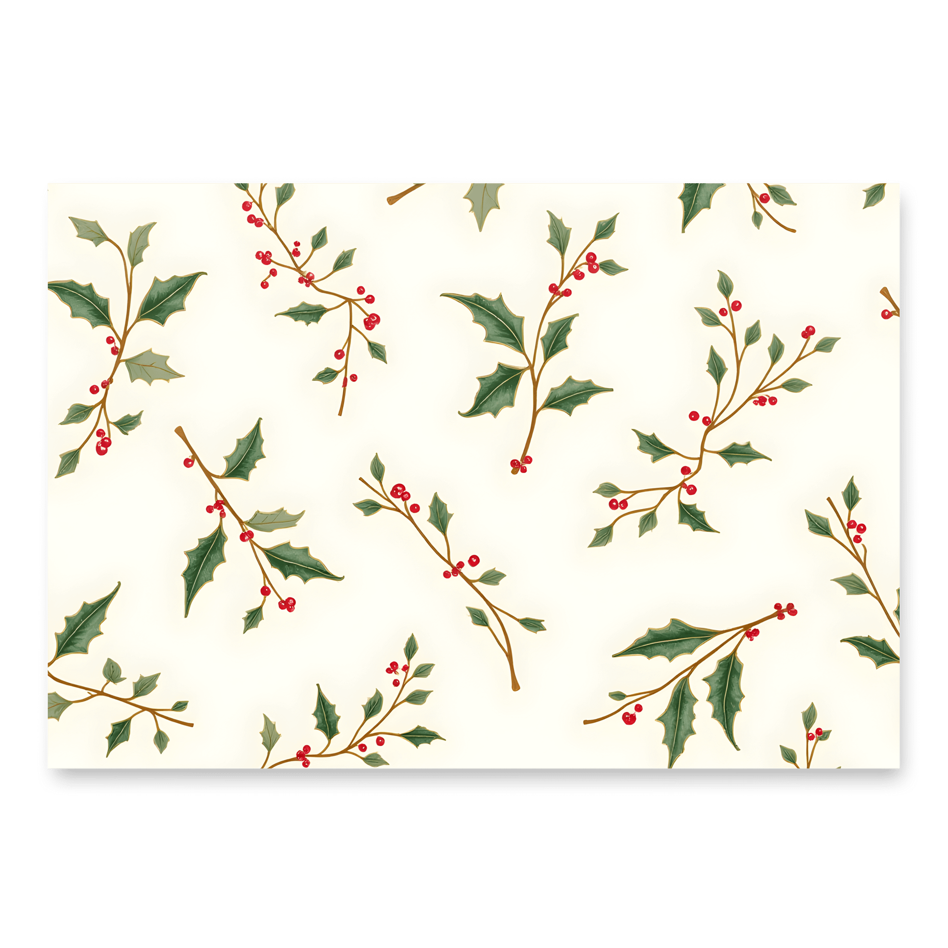 Vintage Winter & Christmas Wrapping Paper Set of 3 product image (4)