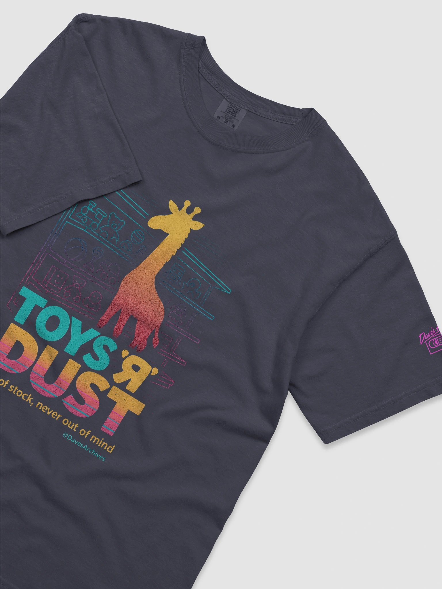 ‘TOYS ’Я’ DUST’ NOSTALGIA TEE – Aisles of Broken Dreams! product image (5)