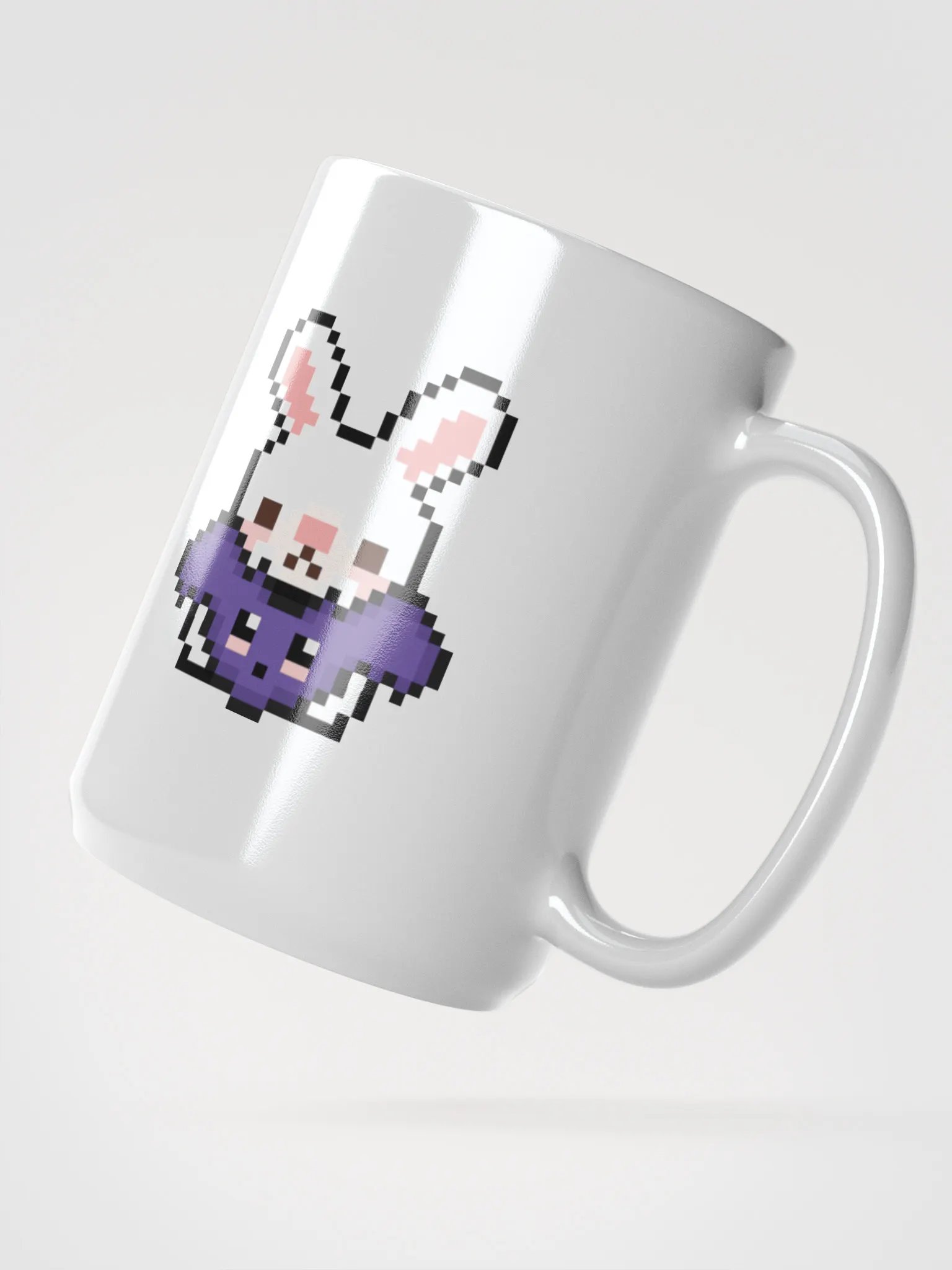 Bunny Bat Glossy White Mug product image (2)
