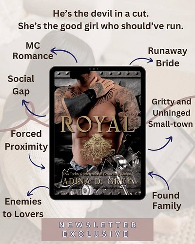 Meet Royal — the coldest, meanest, most territorial biker in Newtok. 
A man who smells danger a mile away… and a woman who’s ...