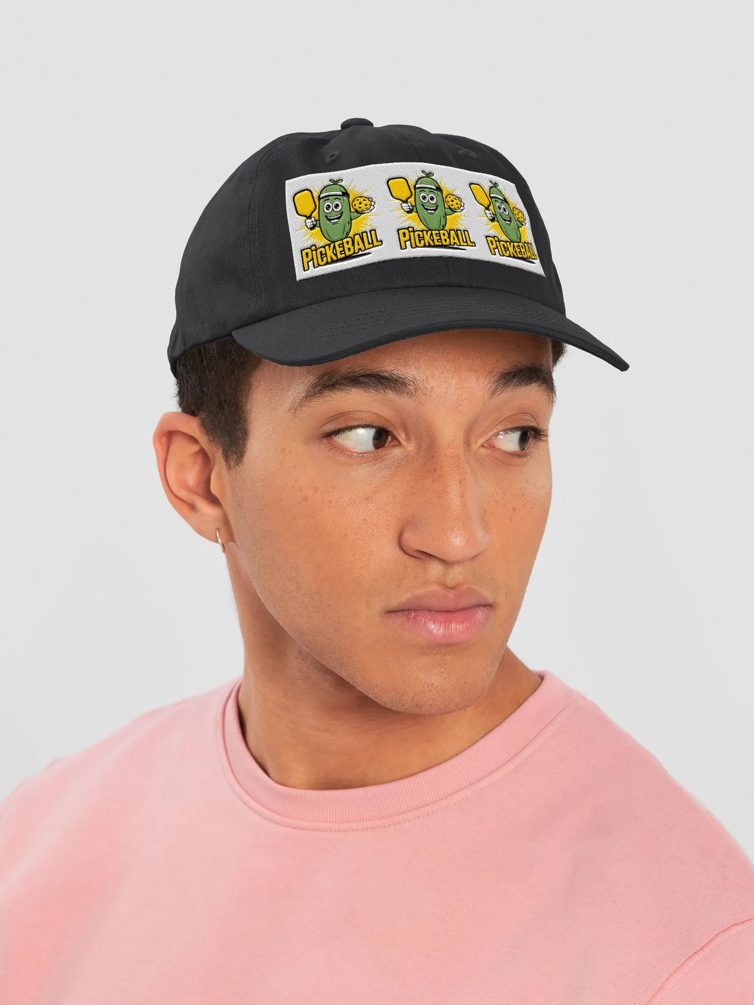 "Pickle Trio Power Hat – Classic Yellow Paddle Edition" product image (58)