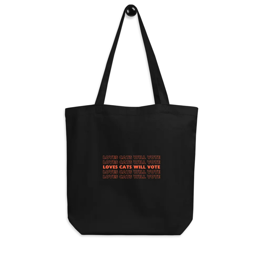 Loves Cats Will Vote Tote Bag product image (6)