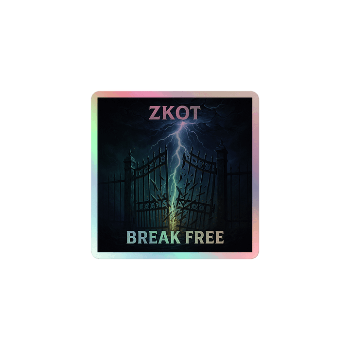 Break Free Album Cover Holographic Sticker - Show your Support with Style - Accessories product image (1)