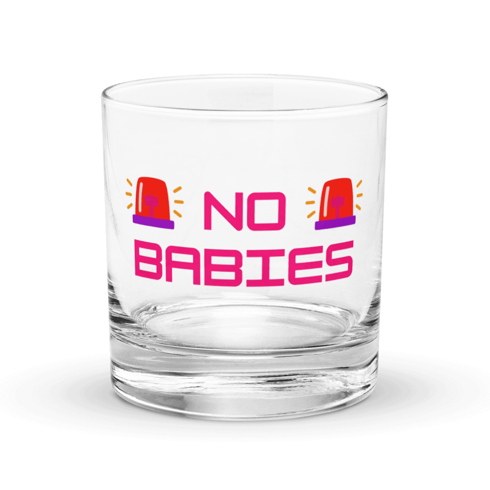 NO BABIES ADULT GLASS product image (1)
