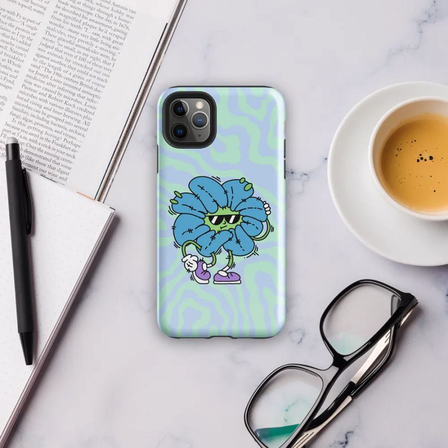 Blue Flower Guy Tough iPhone Case product image (38)