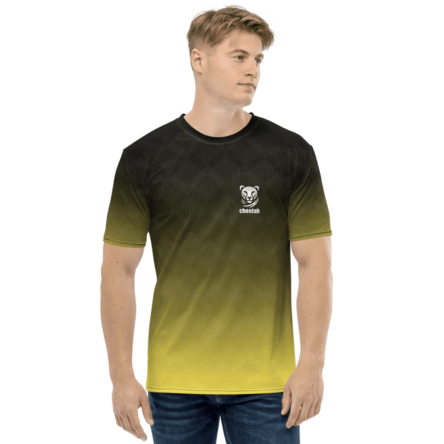 yellow wave sport T-Shirt product image (1)