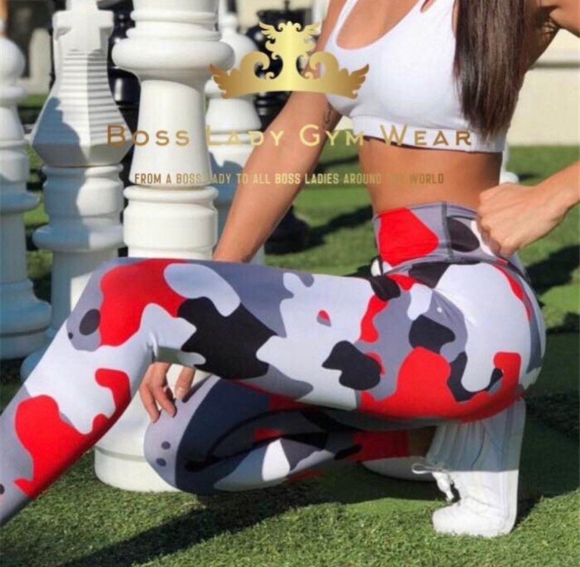 High Waist Ivey Camo White - Legging product image (5)