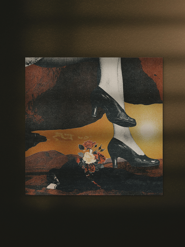defeated by love | square print product image (1)