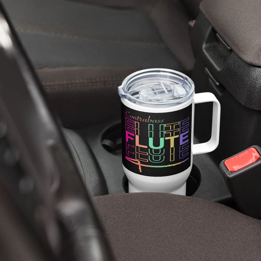 Symmetrical Flute Graphic Travel Mug - Contrabass product image (8)