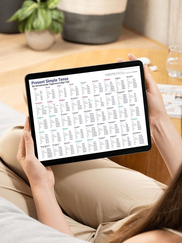 45 Essential Dutch Verbs in the Simple Present product image (1)