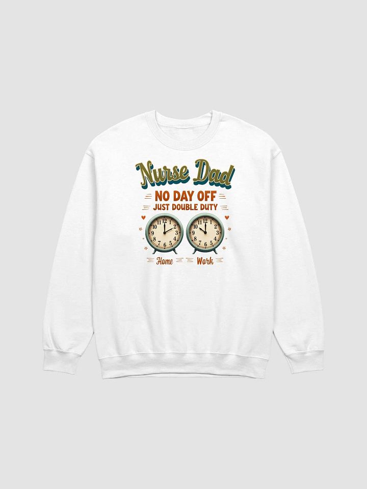Dedicated Nurse Dad Crewneck Sweatshirt product image (6)