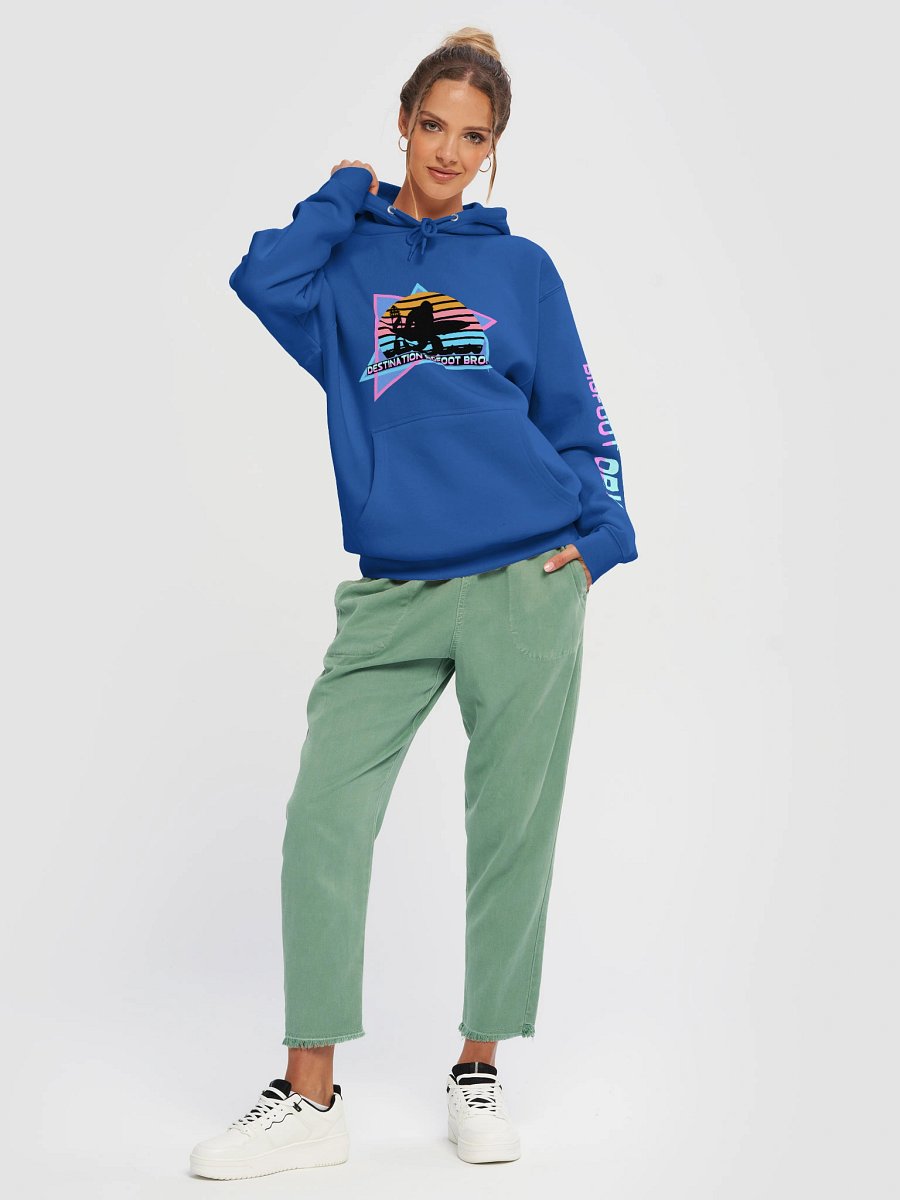 Destination Bigfoot Bronco Front Retro-Inspired Hoodie (Multiple Colors Available) product image (23)
