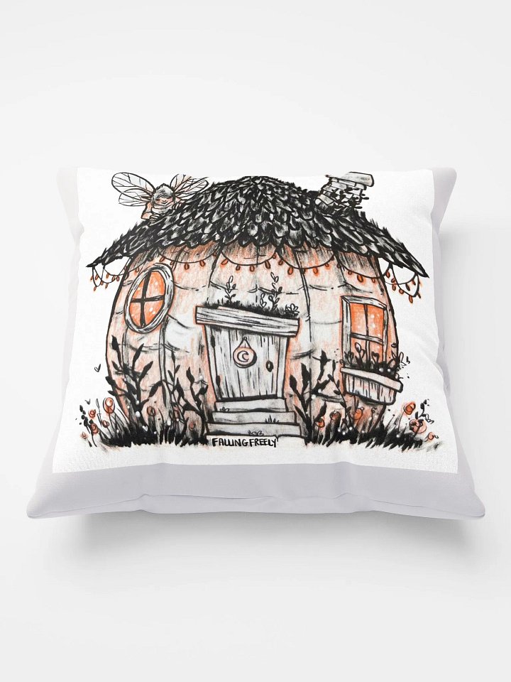 Enchanted Pumpkin House Throw Pillow product image (1)