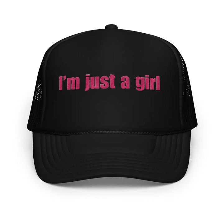 Just a girl trucker hat product image (1)