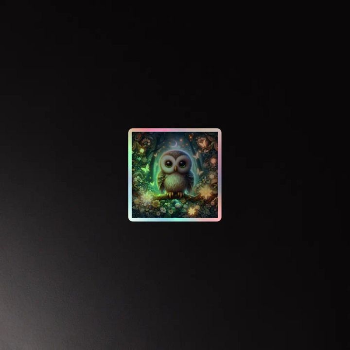 Enchanted Owl Holographic Sticker Set product image (4)