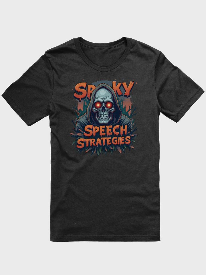 Glowing Skull Spooky Speech T-Shirt product image (1)