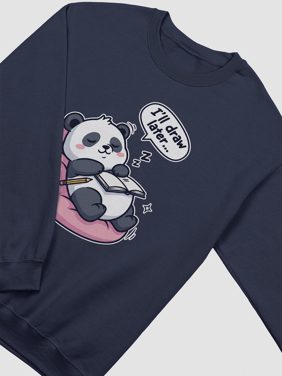 Procrastination Panda Crewneck Sweatshirt product image (11)