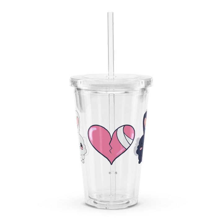 Broken Heart Bwunni Clear Plastic Tumblr product image (1)