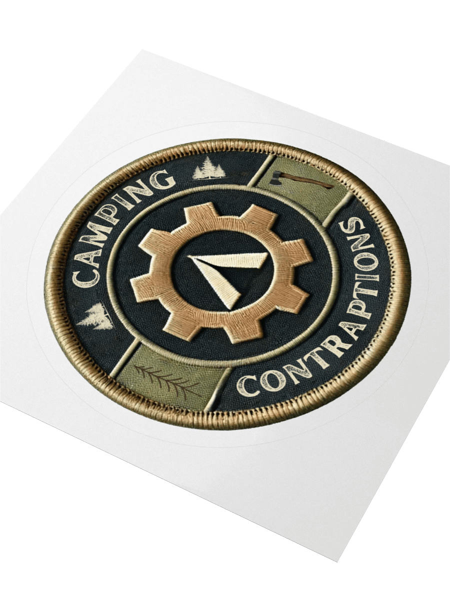Camping Contraptions Embroidered Patch Sticker product image (3)