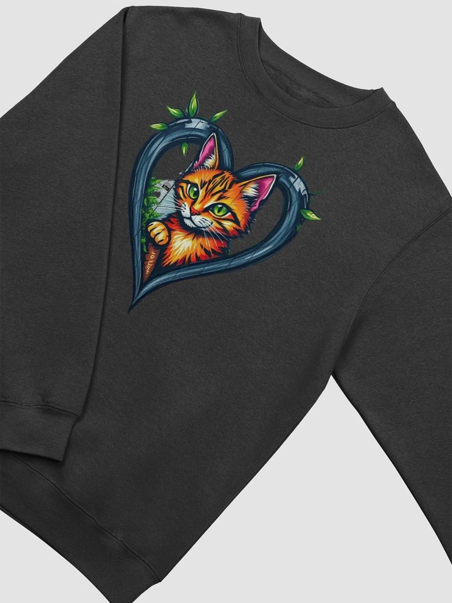 Katze Herz Blumen product image (15)