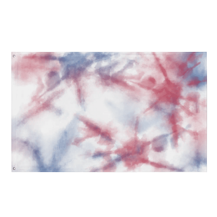 Vibrant Chaos All-Over Flag product image (1)