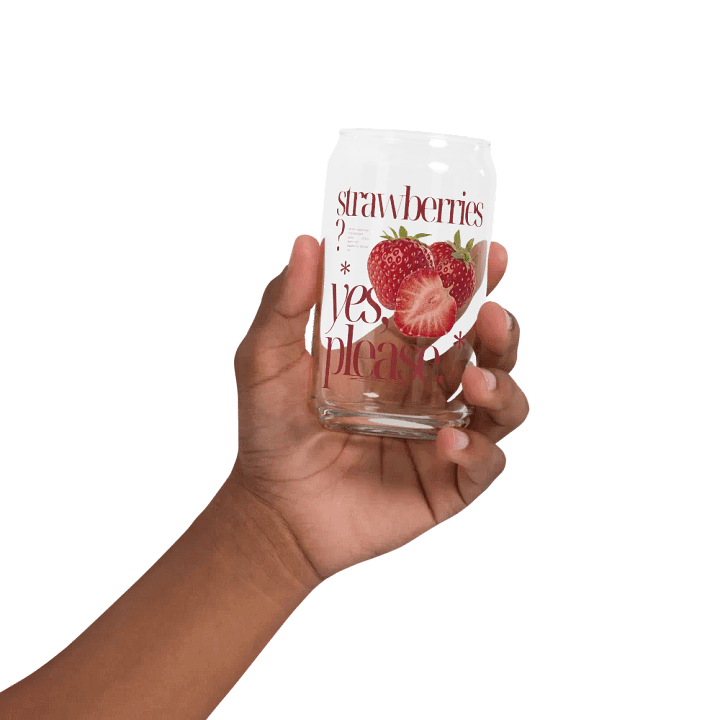 Retro 'Strawberries, Yes Please' Glassware Set product image (2)