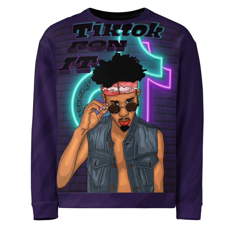 Boni Faas TikTok Pon It - Eco-Chic Cosmos Unisex Sweatshirt