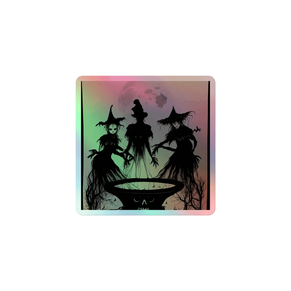 Mystical Witches Holographic Sticker Sheet product image (1)