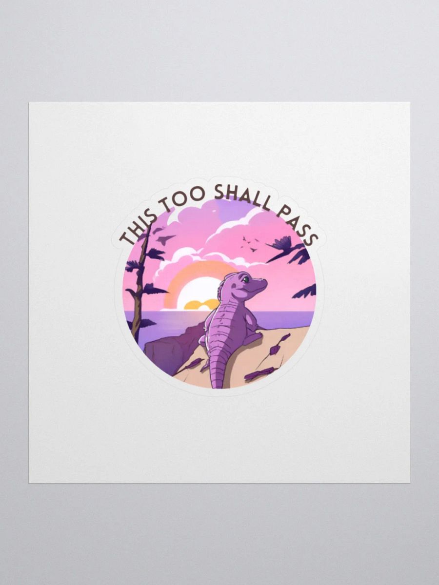 Sunset Gator Sticker product image (2)