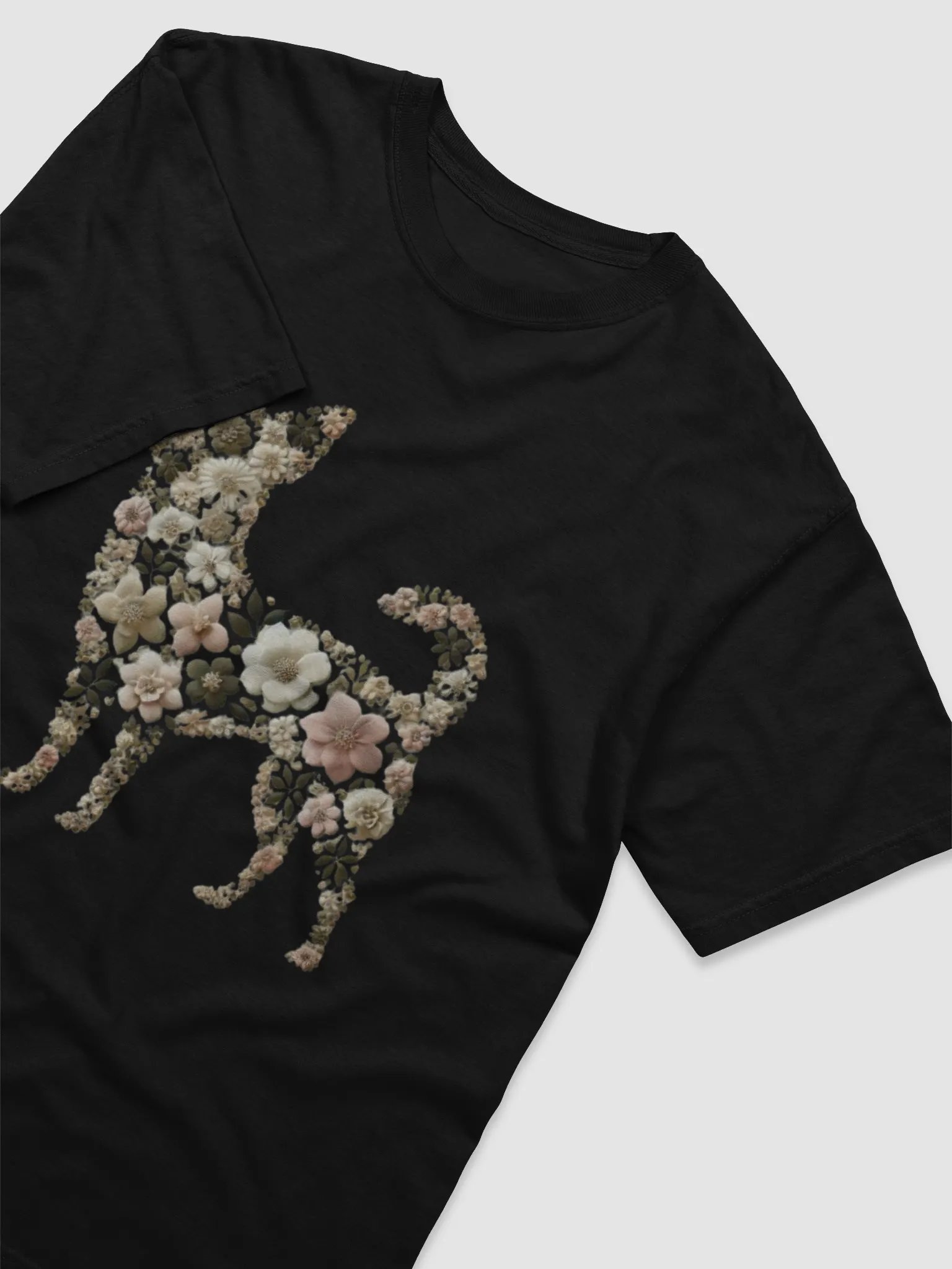 Floral Chihuahua: Delicate Nature-Inspired Pet Silhouette product image (3)