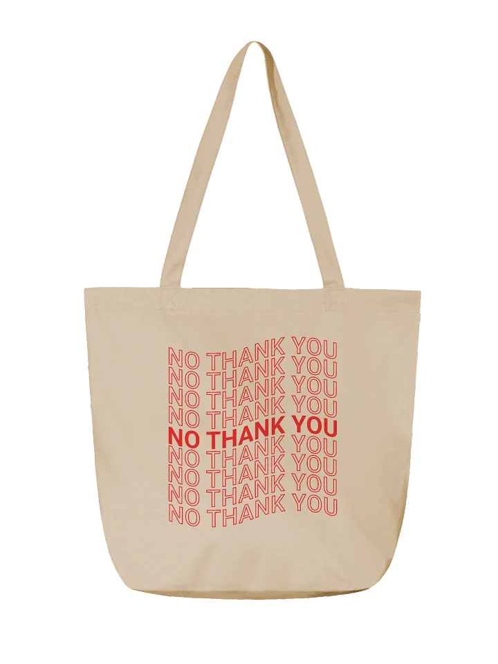 No Thank You Tote Bag product image (2)