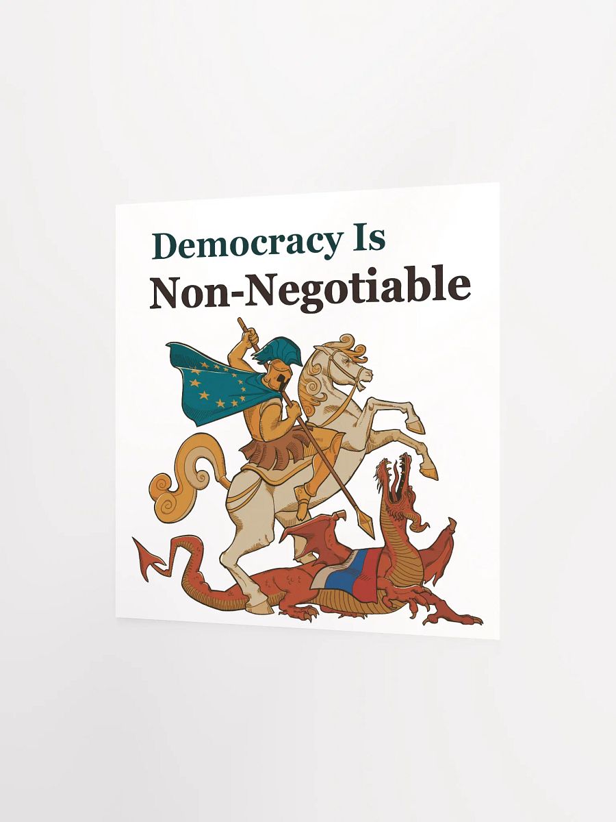 Democracy Is Non-Negotiable Poster product image (7)