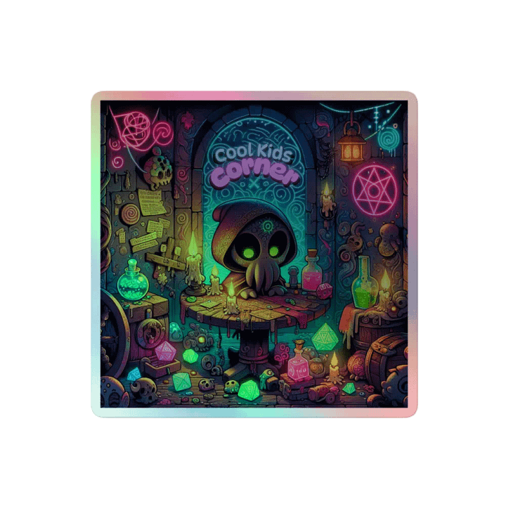 Cool Kids Corner Holographic Sticker product image (2)