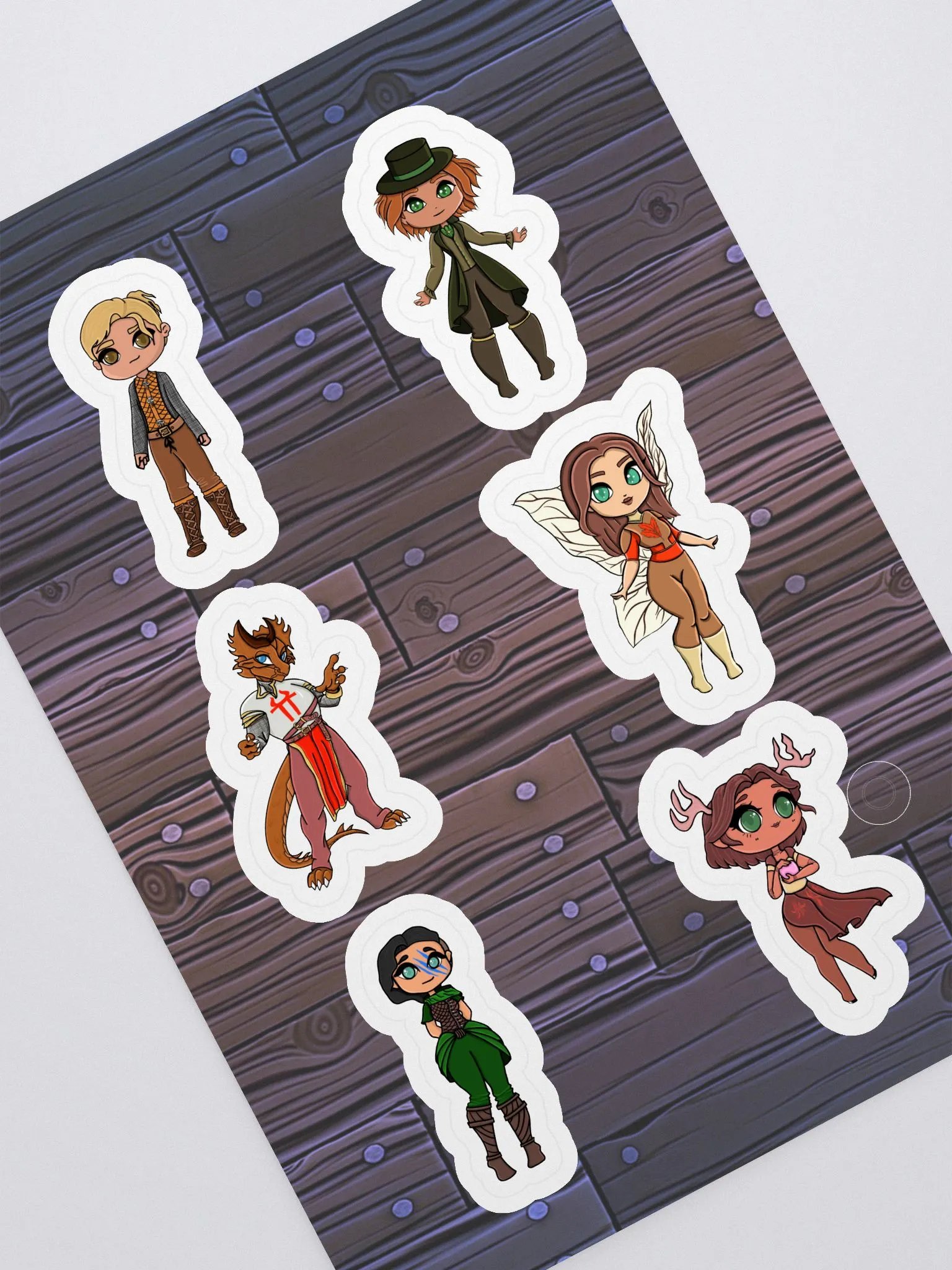 The Chibi Ones Sticker Sheet product image (1)