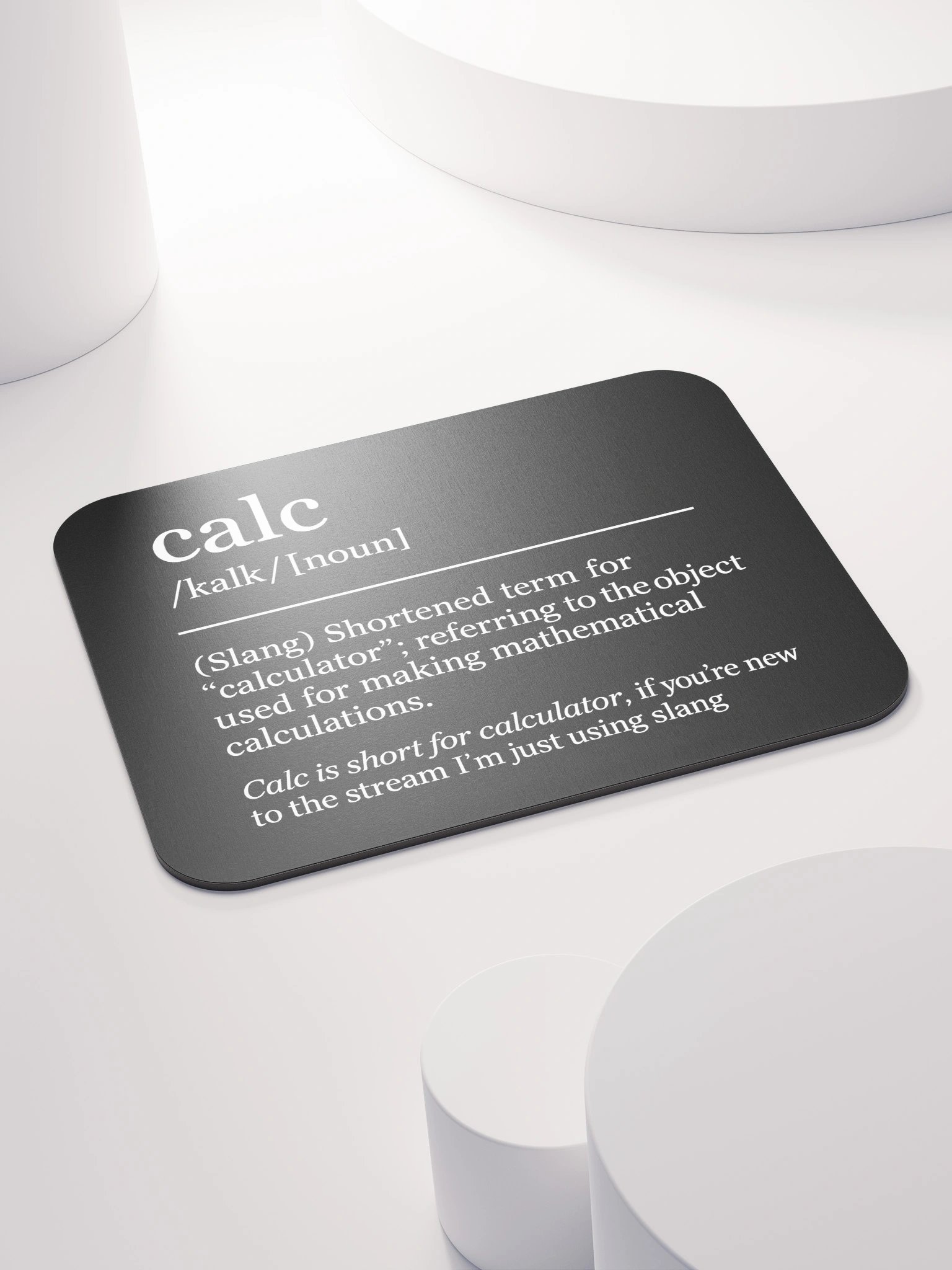 Calc is Short for... Mousepad product image (3)