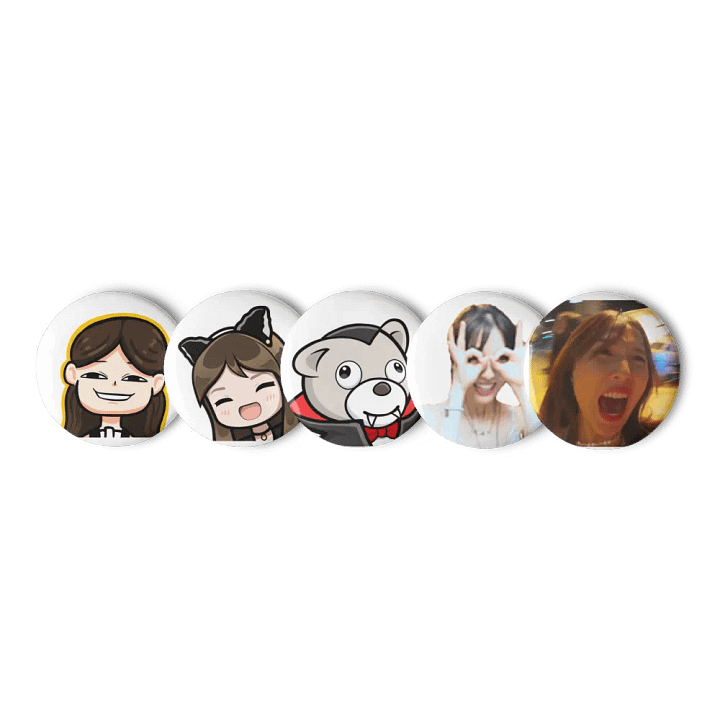 Set of 5 Mia Troll Pins product image (1)