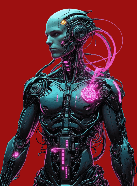 Cyber Punk Mechanical Anatomy Wall Art product image (4)