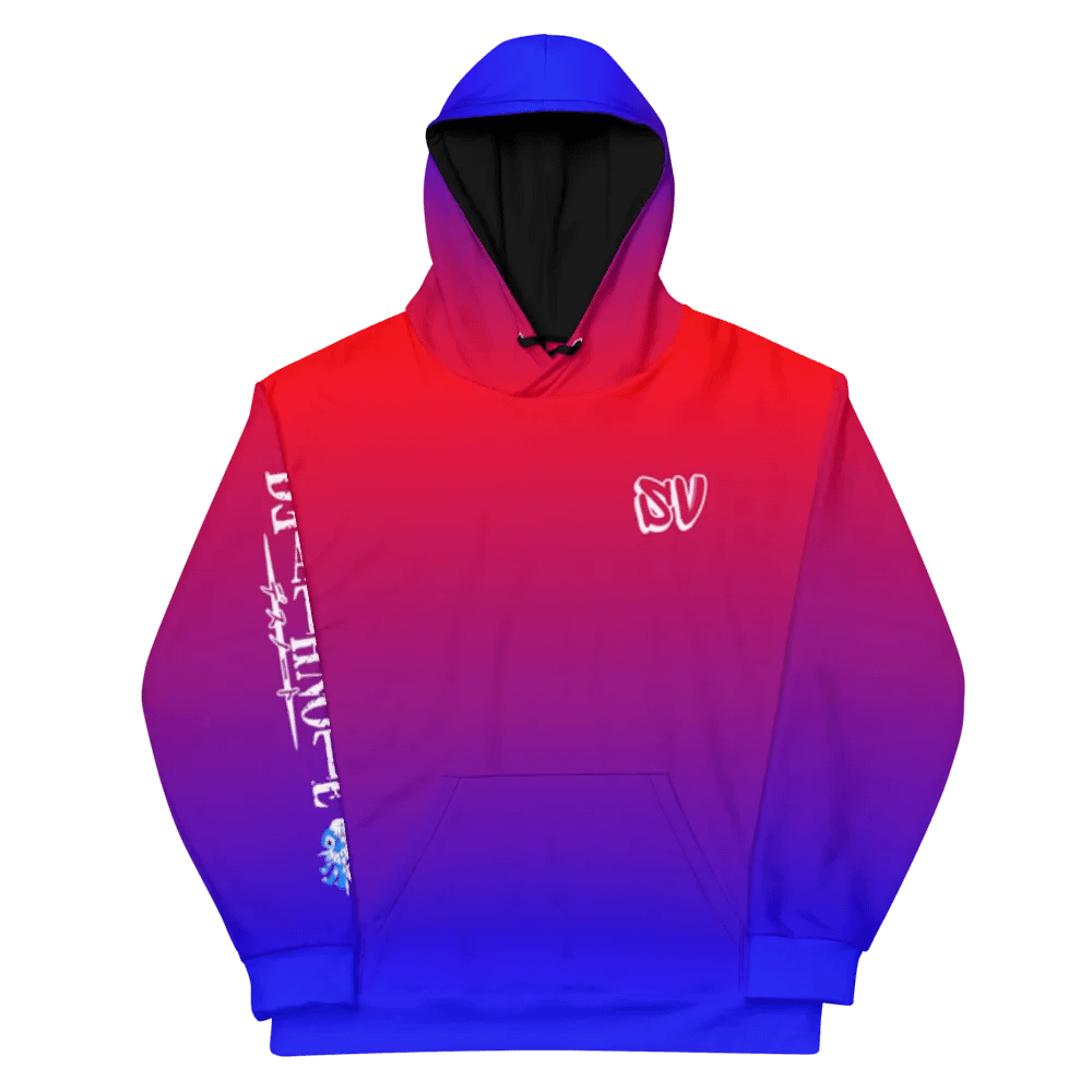 STRAIGHT VIBIN NEON COLOR FADE STYLE DEATH NOTE HOODIE product image (11)