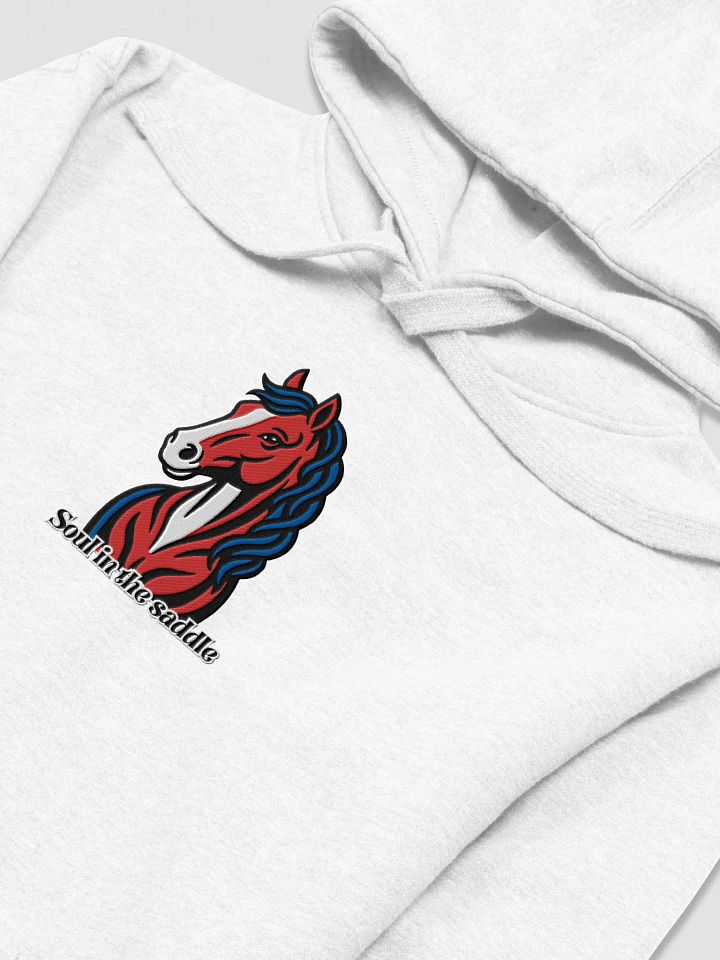 "SOUL IN THE SADDLE" / EMBROIDERED HOODIE product image (1)