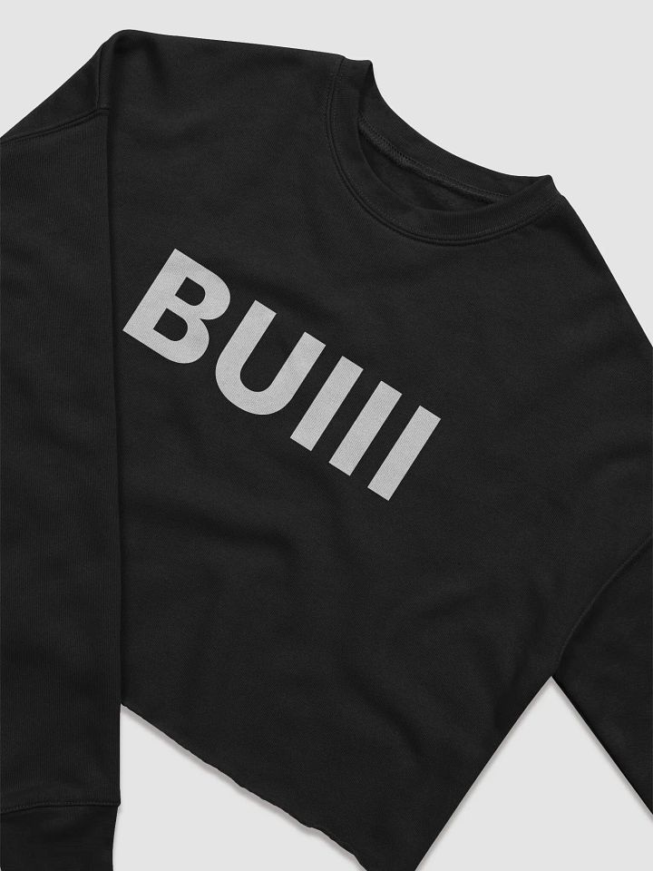 BUIII Originals Logo Women's Fleece Crop Sweatshirt product image (2)