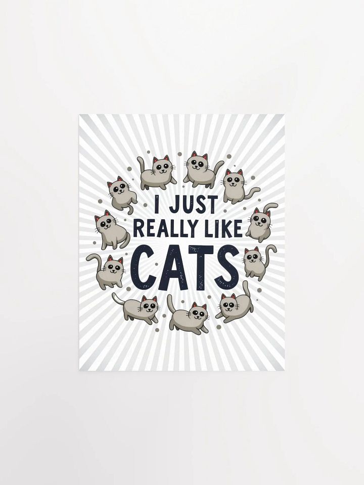 I Just Really Like Cats Poster product image (2)