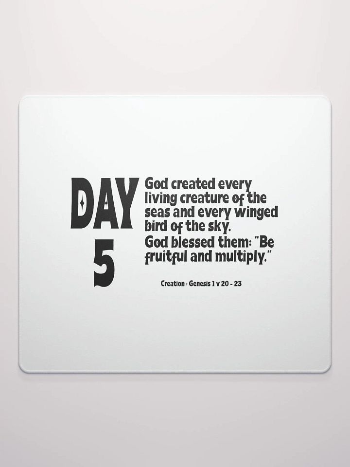 CREATION: DAY 5 Christian, Jesus, faith, God, Bible, Christianity, Jesus Christ, religion, Bible Verse, Love product image (3)