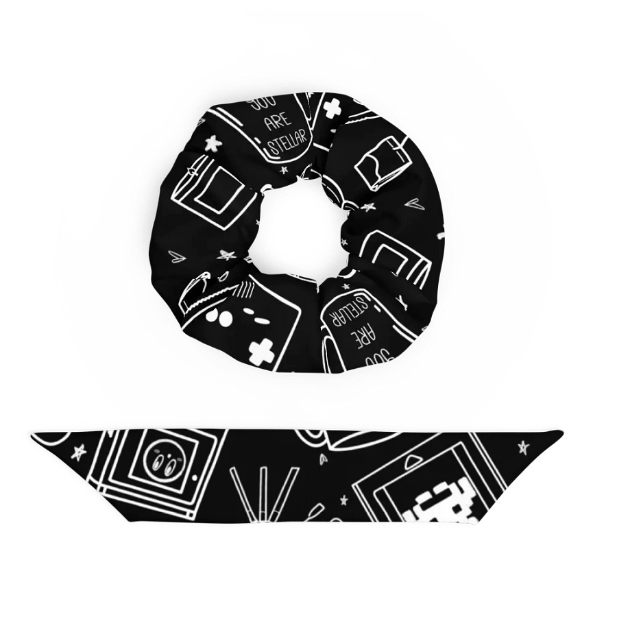 Dark Doodle Scrunchie product image (5)