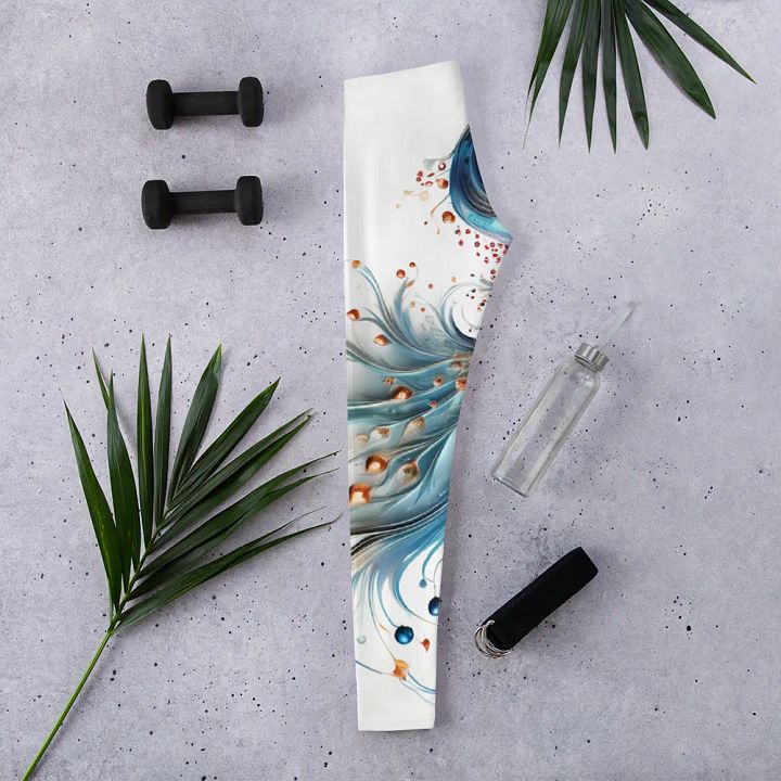 Peacock Art Leggings product image (2)