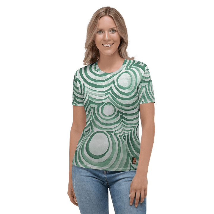 "Green Swirl" Women's Tee product image (1)